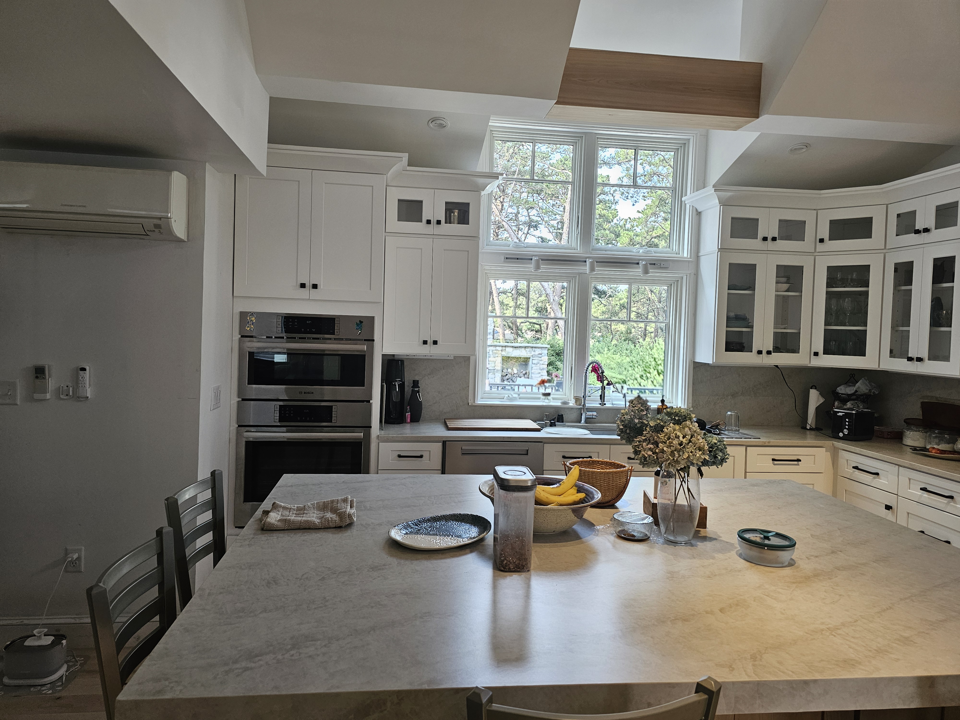 Double Wall Ovens and Prep Zone - Cape Cod kitchen remodel by On Cape Kitchens