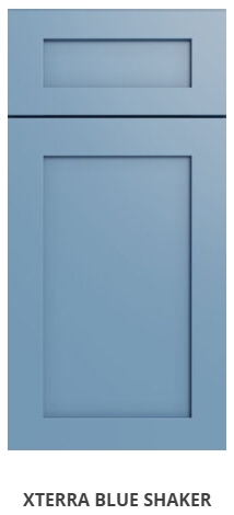 Forevermark XTerra Blue Shaker Cabinets