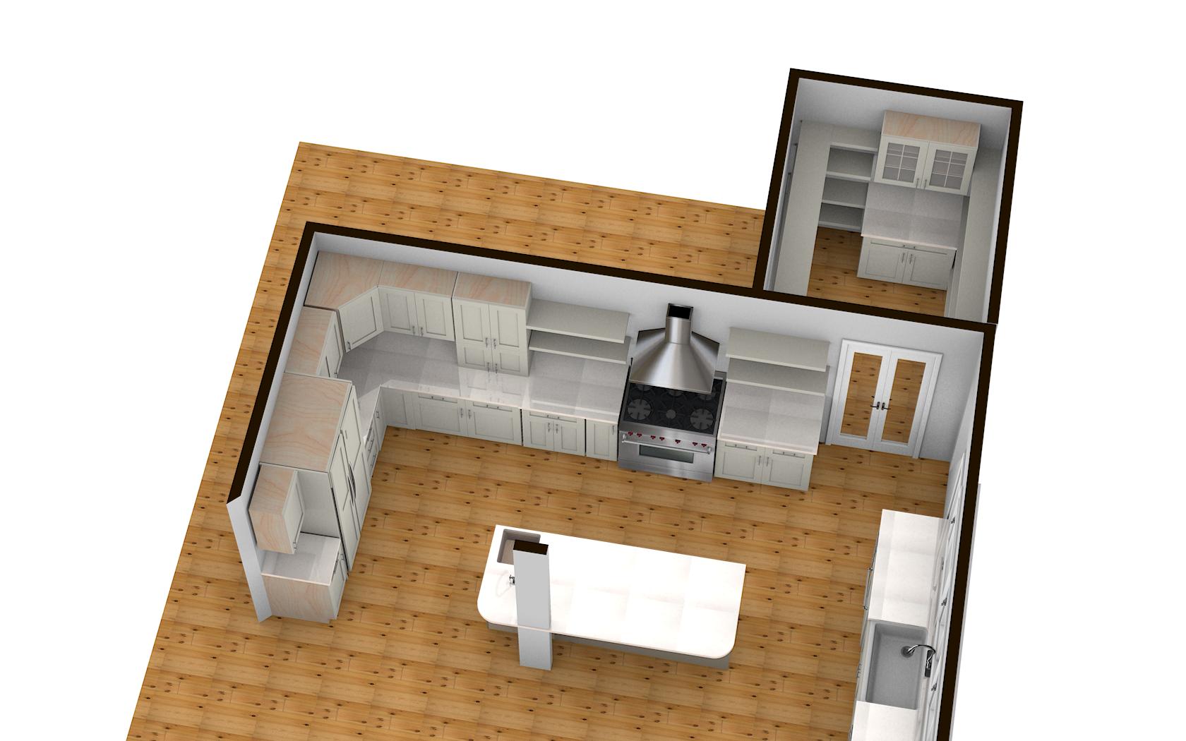 Modern Kitchen with Island