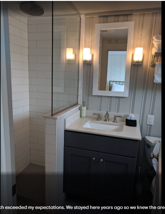 Contemporary Small Vanity Dark Finish Truro MA