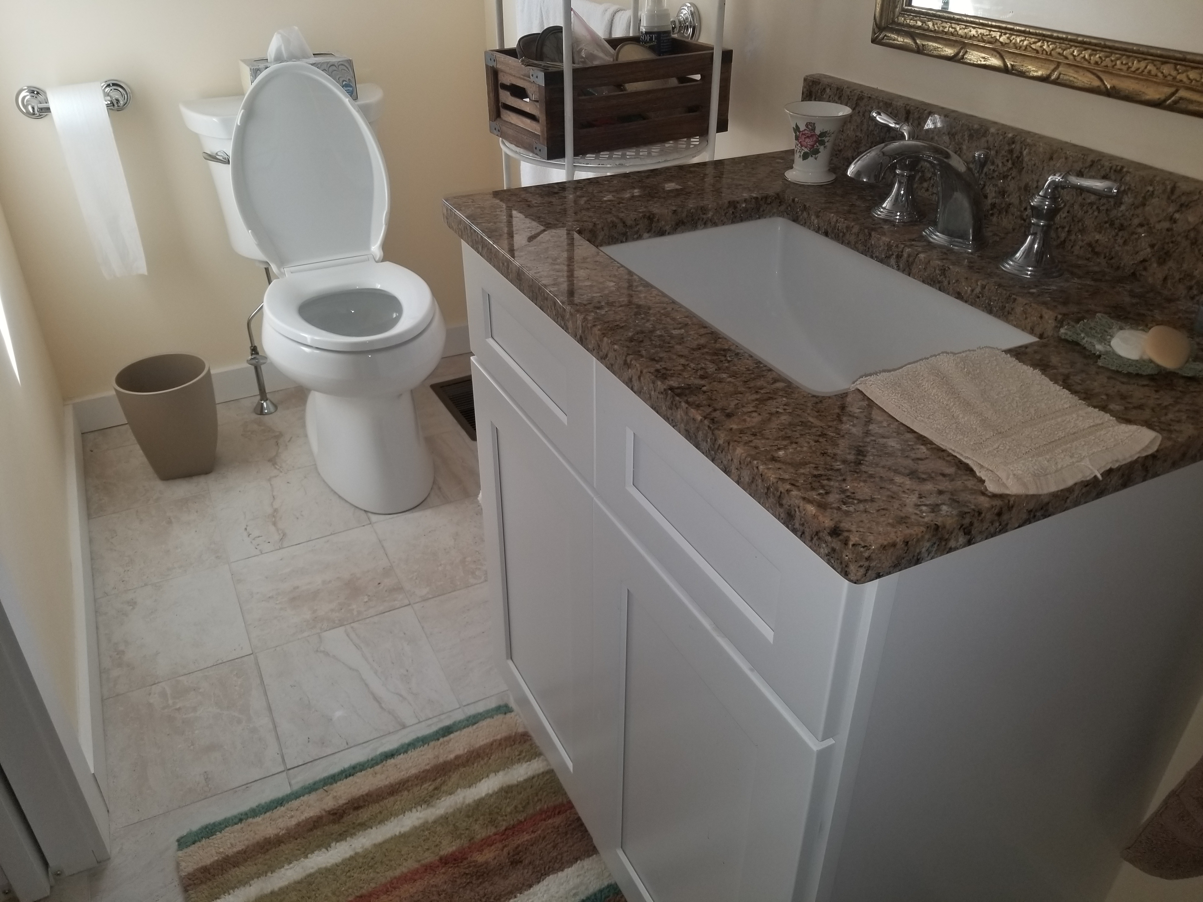 Bathroom Vanity in Neutral Bathroom Truro MA